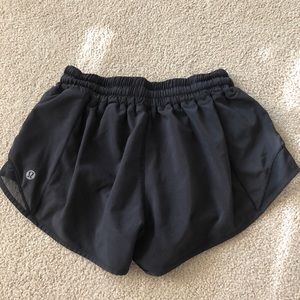 Lululemon Black Hotty Hot Shorts